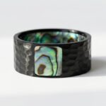 Shell Black Steel Ring for Men Pakistan by dango