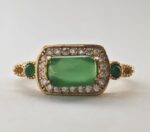 Adjustable Green Ring for Women Pakistan by dango