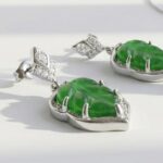 Minimal Green Earrings for Women Pakistan by dango