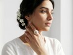 Gold Plated Silver Adjustable Leaf Ring - Image 2