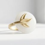 Gold Plated Silver Adjustable Ring for women Pakistan by dango