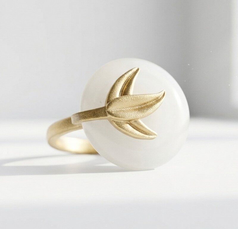 Gold Plated Silver Adjustable Ring for women Pakistan by dango