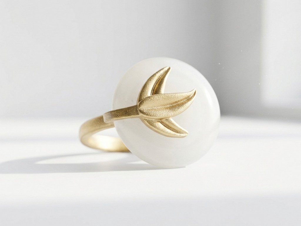 matte gold plated ring pakistan Gold Plated Silver Adjustable Ring for women Pakistan by dango
