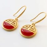 Gold Plated Silver Earrings for women Pakistan by dango