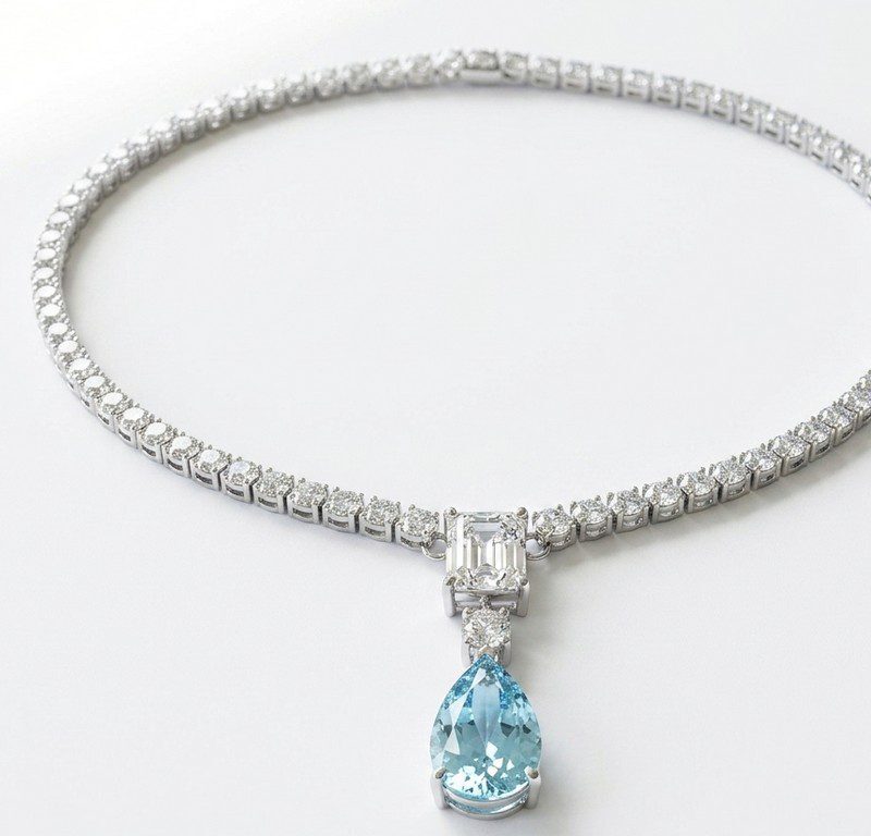 Tennis Zircon Necklace for Women Pakistan by dango