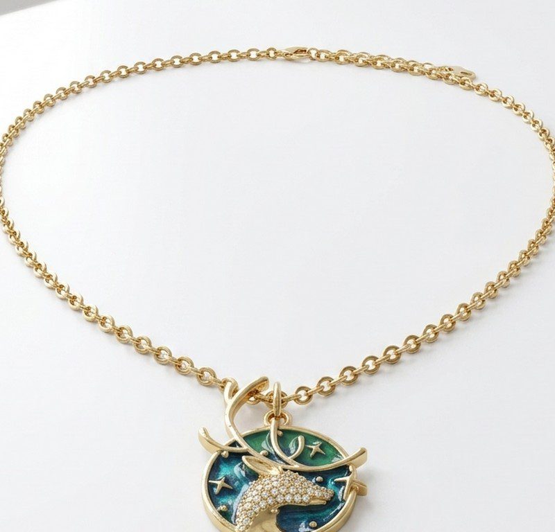 Gold Plated Pendant for Women Pakistan by dango