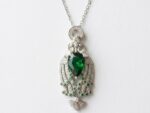 Luxury Green Zircon Pendant Pakistan by dango