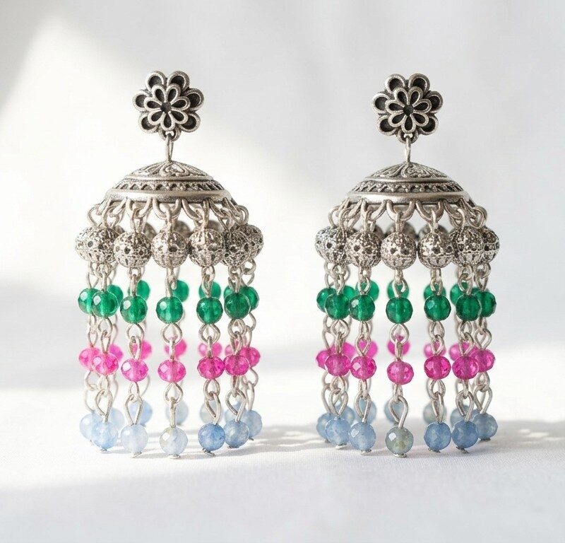 Ethnic Jhumka Earrings for women in Pakistan by dango