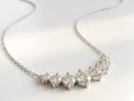 925 sterling silver Moissanite Necklace for Women Pakistan by dango