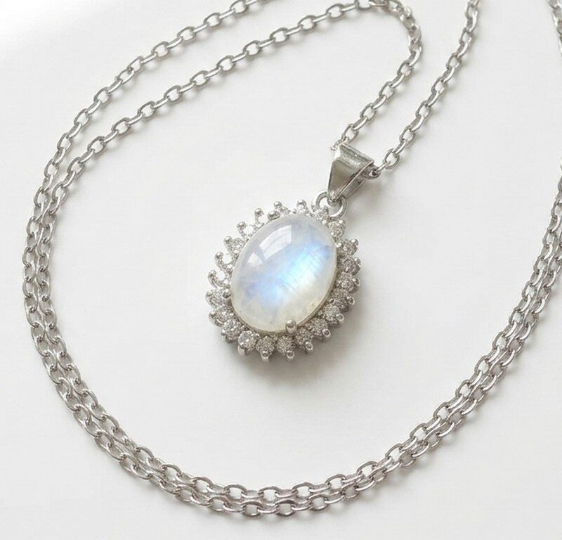 Moonstone Pendant for Women Pakistan by dango