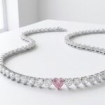 Pink Heart Necklace for Women Pakistan by dango
