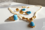 Turquoise Silver Jewelry Set for women in Pakistan by dango