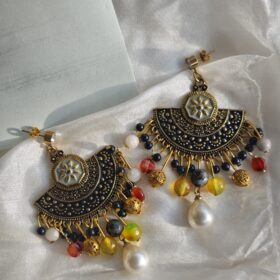 Ethnic Natural Stone Earrings for women in Pakistan by dango