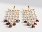 Garnet Earrings for women in Pakistan by dango