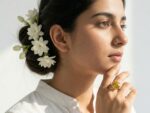Yellow Crystal Adjustable Ring - Image 2