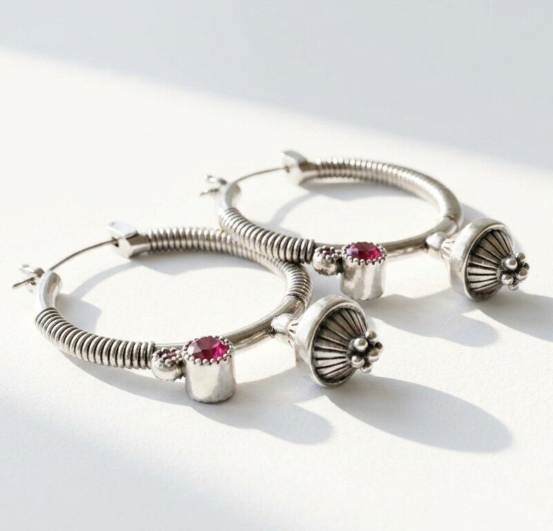 Oxidized Ethnic Earrings for women in Pakistan by dango