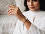 White Dome Tarnish Free Bracelet - Image 2