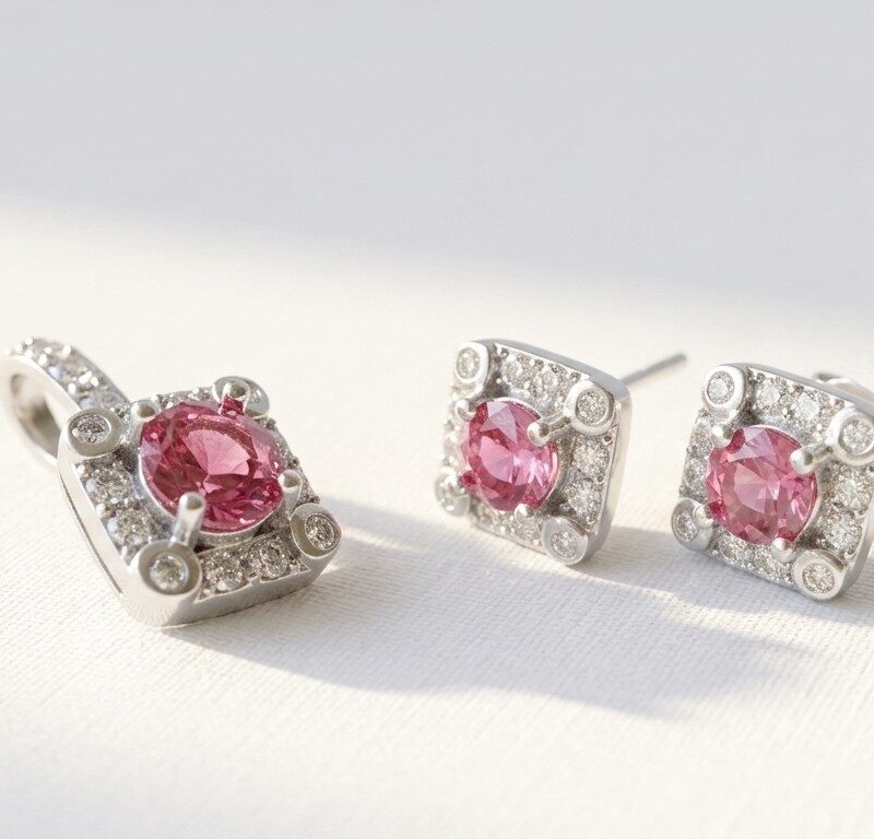 925 Sterling Silver Jewelry Set for women Pakistan by dango