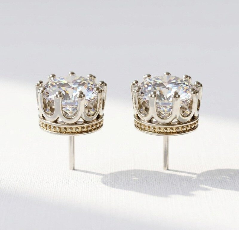 Zircon Stud Earrings for women Pakistan by dango