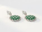 Green Zircon Earrings for women in Pakistan by dango