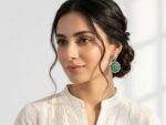 Green Zircon Mandala Earrings - Image 2