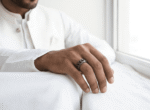 Vintage Steel Chain Ring for Men - Image 3