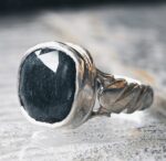 Natural Sapphire Ring in Silver for Men Pakistan by dango