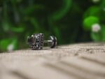 10mm Steel Square Black Stud - Image 4