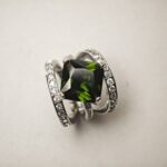 Green Stone Grandeur Ring