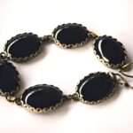 Natural Black Agate Bracelet Pakistan by dango