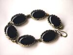 Natural Black Agate Bracelet Pakistan by dango