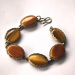 Natural Stone cate eye and agate Bracelet Pakistan by dango