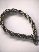 7mm Anchor Rope Chain Steel Grey Bracelet - Image 2
