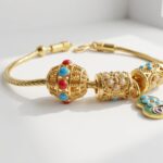 Gold Plated Ethnic Bracelet for Women Pakistan by dango