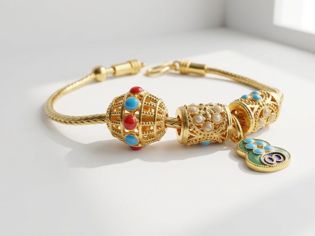 gold plated bracelet pakistan Gold Plated Ethnic Bracelet for Women Pakistan by dango