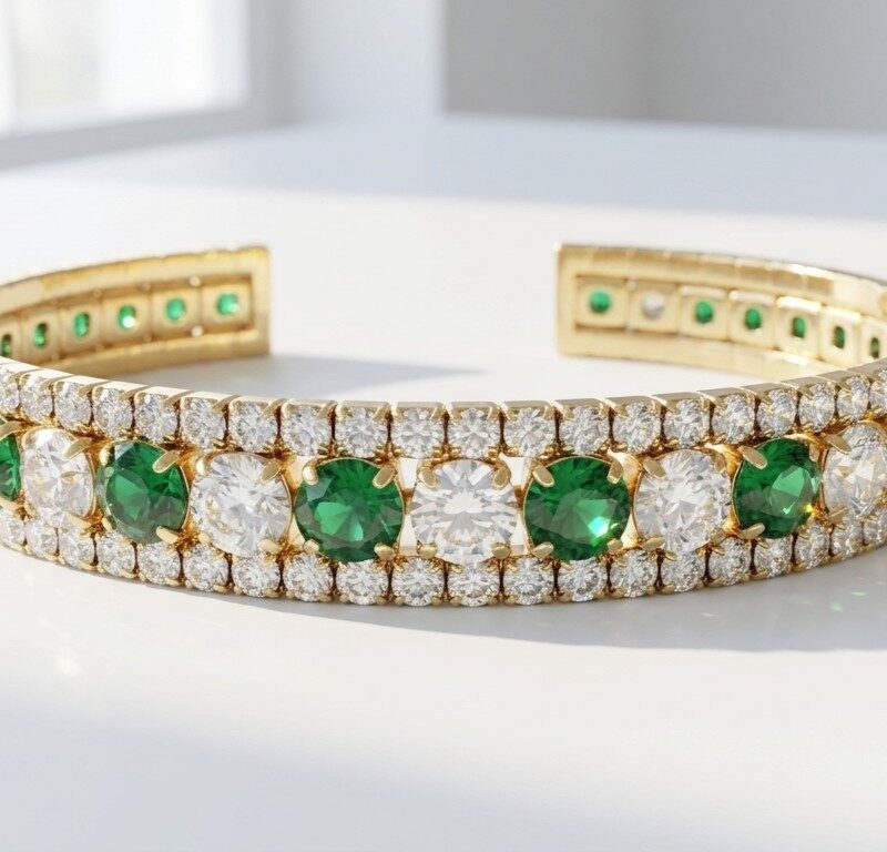 Green Adjustable Bangle for Women Pakistan by dango