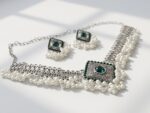 Green Ethnic Jewelry Set for Women Pakistan by dango