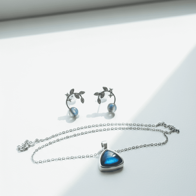 925 Sterling Silver Jewelry Set for women in Pakistan by dango