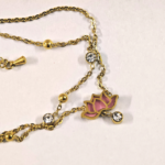 Gold Plated Lotus Anklet for women in Pakistan by dango