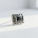 Black Stud Earring for men Pakistan by dango