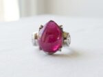 Natural Ruby Silver Ring Pakistan by dango