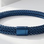 Blue Steel Chain Bracelet for Men Pakistan by dango