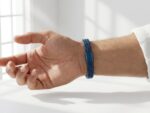 8mm Blue Steel Curb Chain Bracelet - Image 2