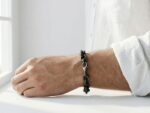 7mm Anchor Rope Chain Steel Blackish Grey Bracelet - Image 2