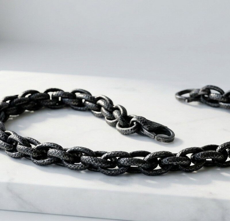 Rope Chain Steel Bracelet for Men Pakistan by dango