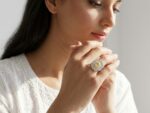 Yellow Zircon Drop Ring - Image 2