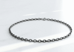 5mm Black Steel Chain for men Pakistan by dango