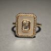 Mother Of Pearl Rectangle Ring