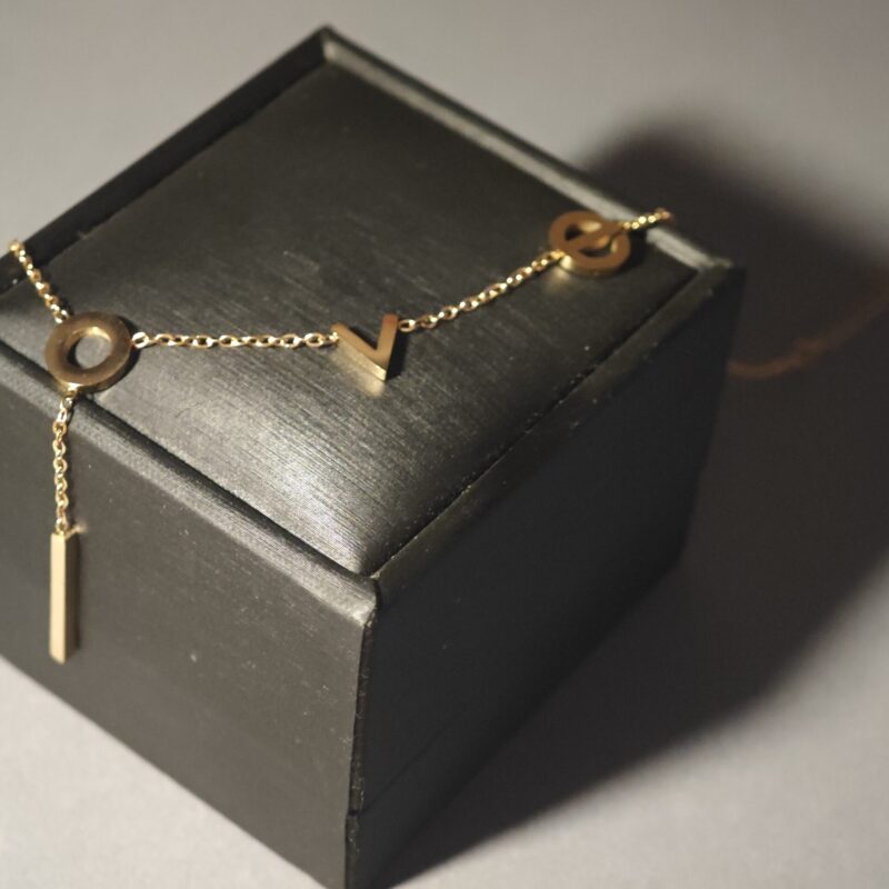 waterproof Gold Plated Love Anklet for women in Pakistan by dango