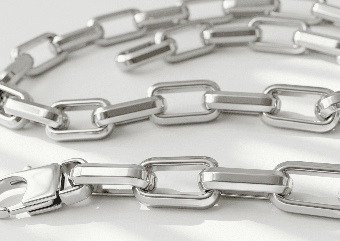 chain Reflective Steel Chain for Men Pakistan by dango